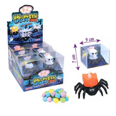 SPIDER HALLOWEEN LAMP CANDY 12 PEZZI